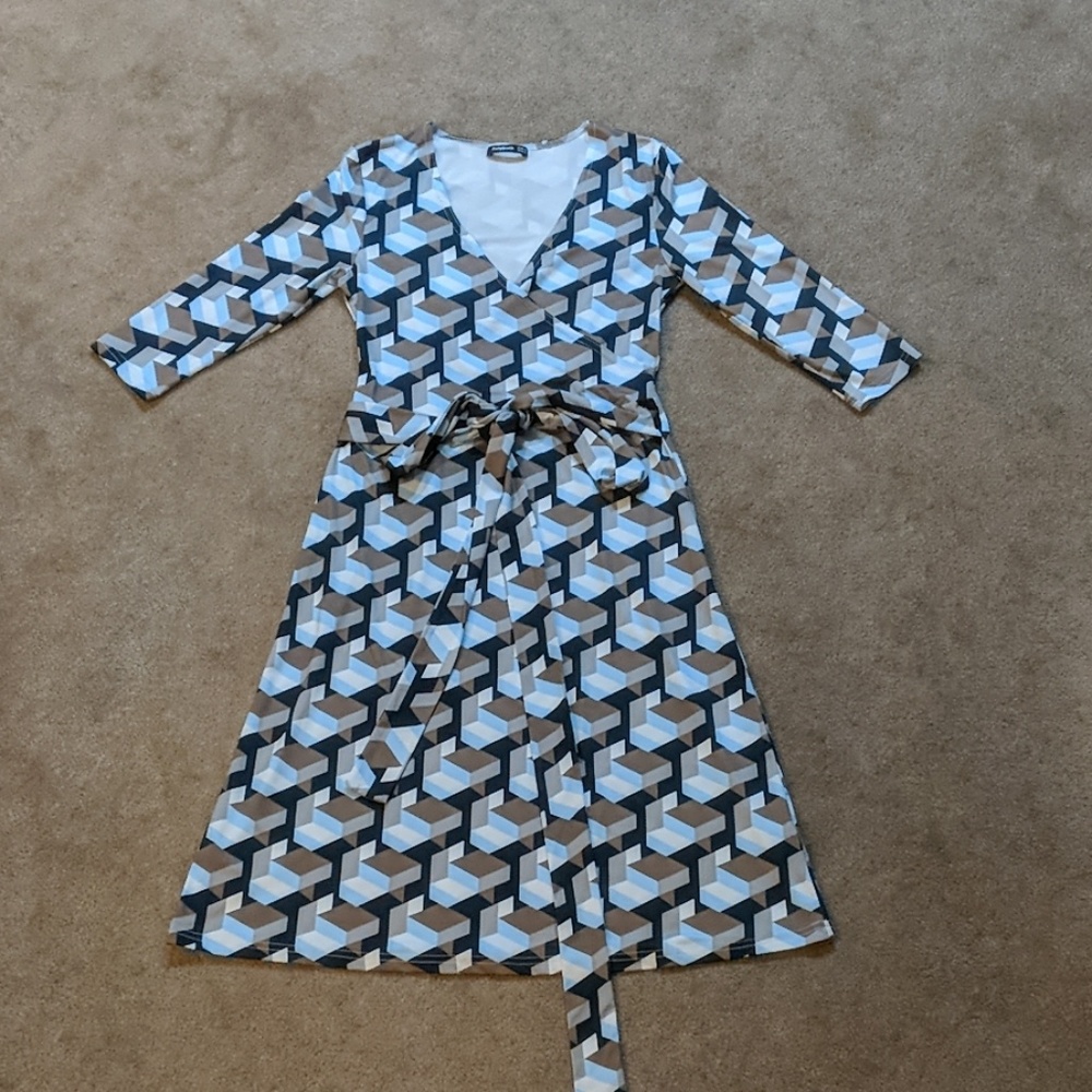 PattyBoutik Faux Wrap Dress